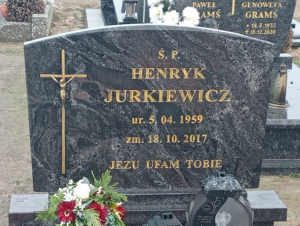 Henryk Jurkiewicz 1959 Lubomino - Grobonet - Wyszukiwarka osób pochowanych